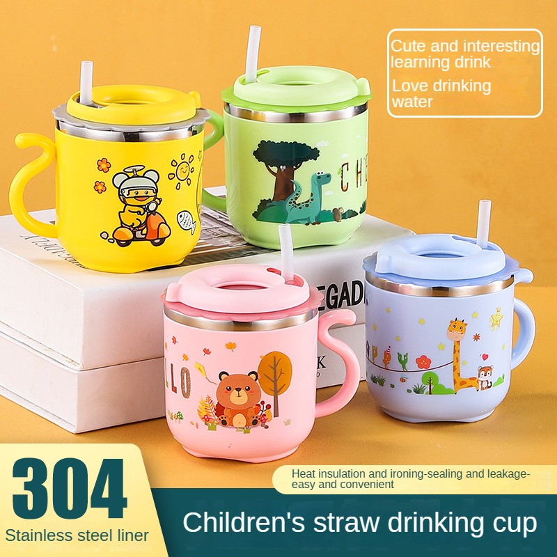 Baby Food Hipp - 270ML Kinder Wasser Schnabeltasse Kreative Cartoon