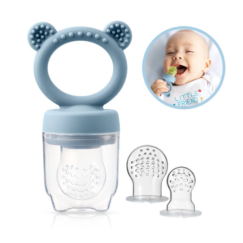 Baby Food Guide - Silikon-Bärchen-Fruchtsauger für Babys – Spaßige und