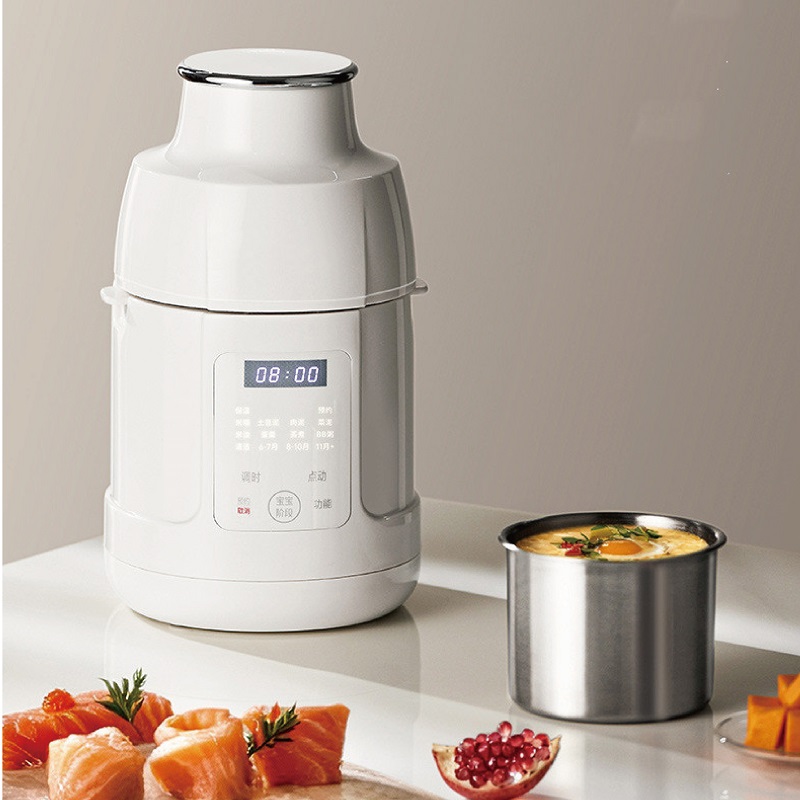 Baby Food Blender - 220V Babynahrungszubereiter aus Vollstahl, Dampfgarer und