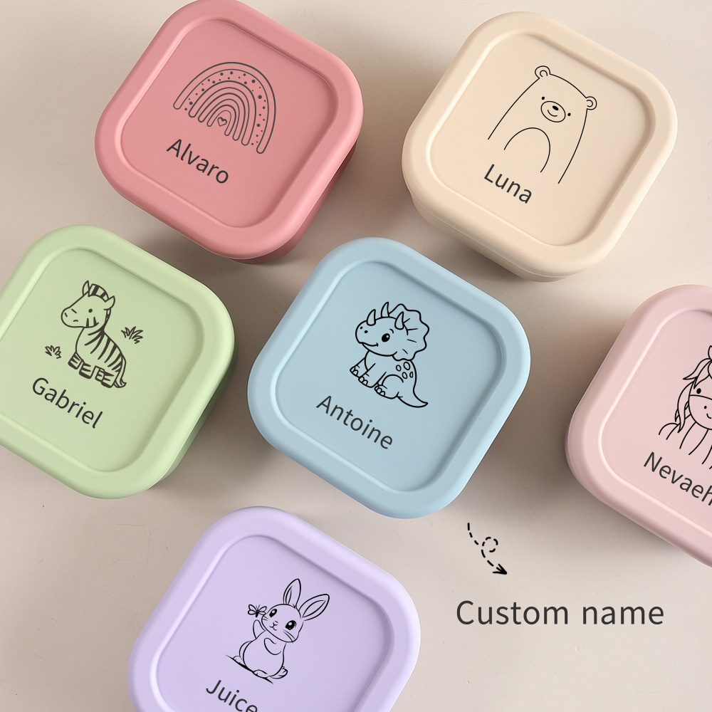 Baby Food Jars Glass - Personalisierter Name oder Muster 1 Stück