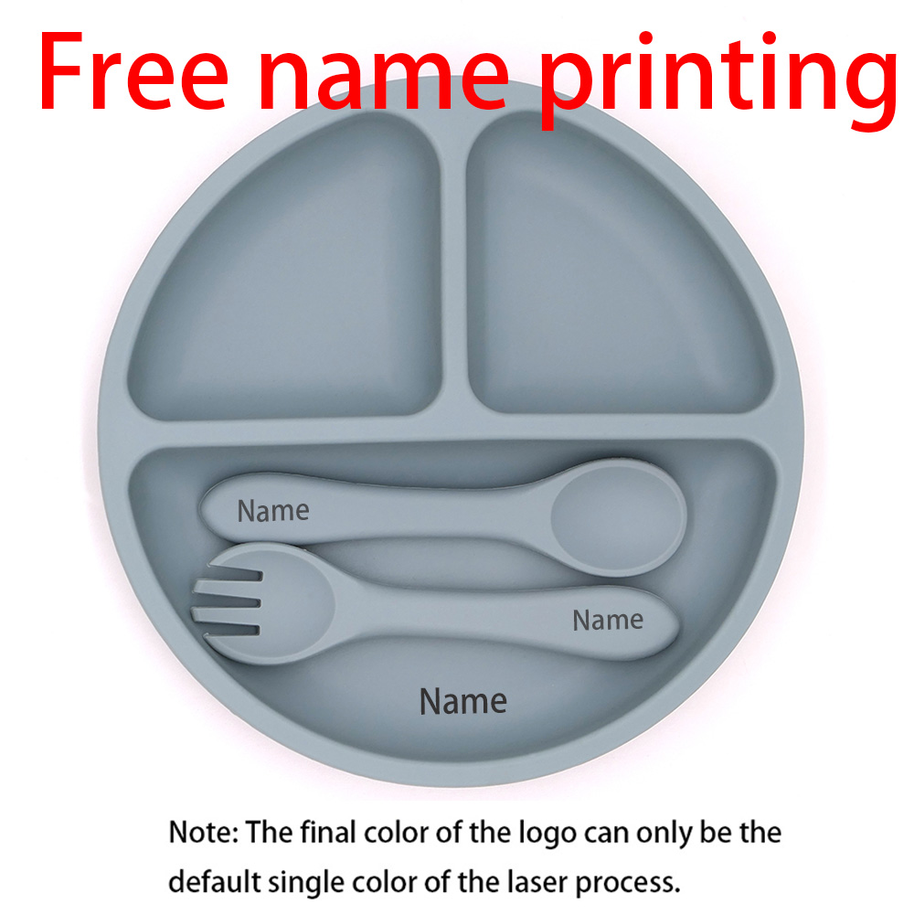 Baby Food Chart - Kostenloser Name Druck Silikon Kinder Geschirr
