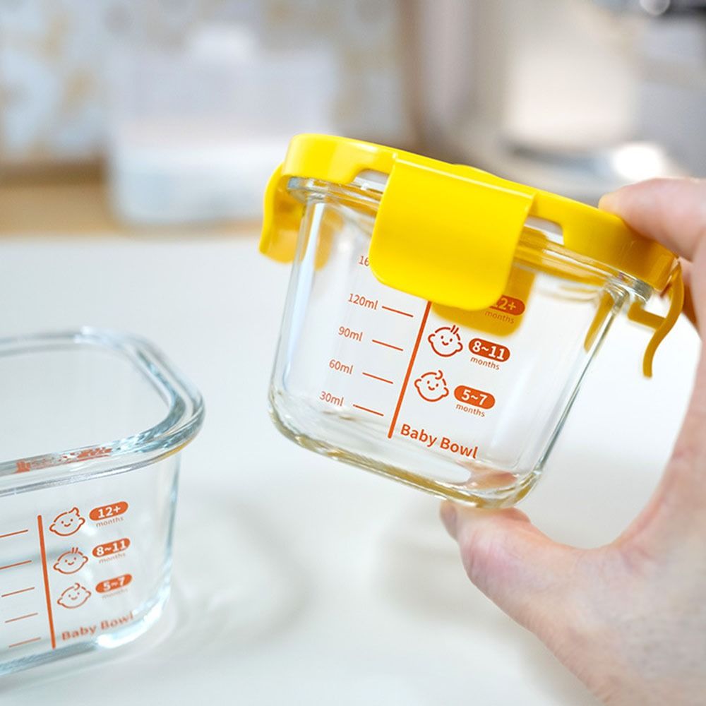 Baby Food In Jar - 170ml Baby-Nahrungsaufbewahrungsglas Lebensmittelaufbewahrungsbox Gefriergeeigneter Glasbehälter für