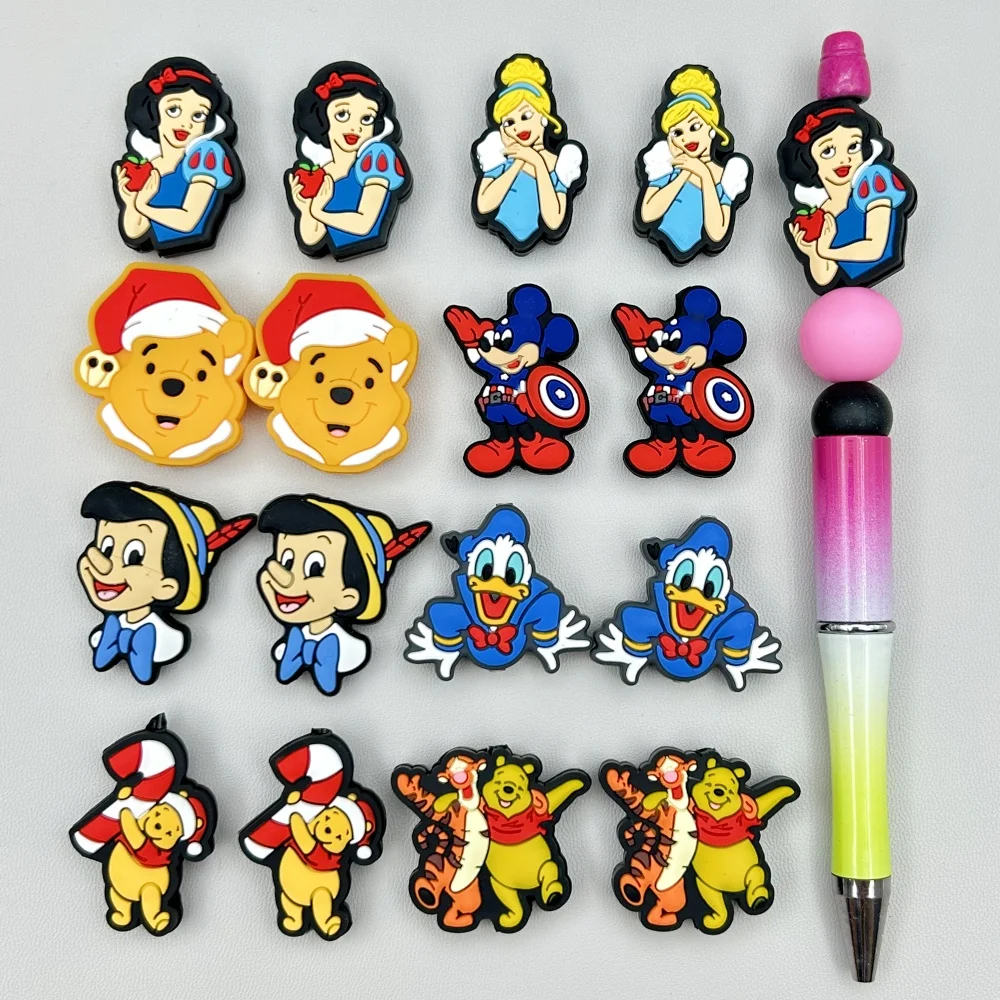 Baby Food Stuff - 10PC DIY Cartoon Mini Silikon Perlen