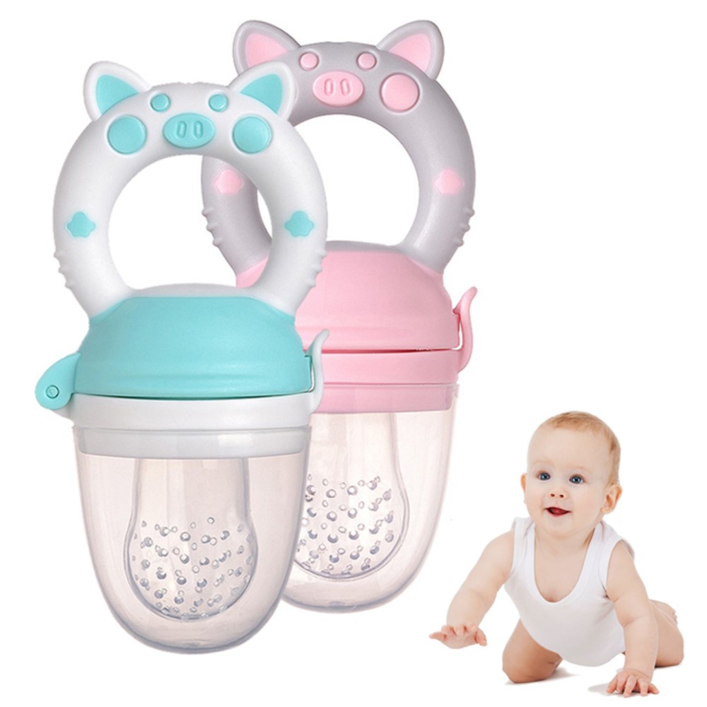 Baby Food Guide - Silikon-Frischfutter-Nibbler für Babys, Obst-Nippel für Jungen