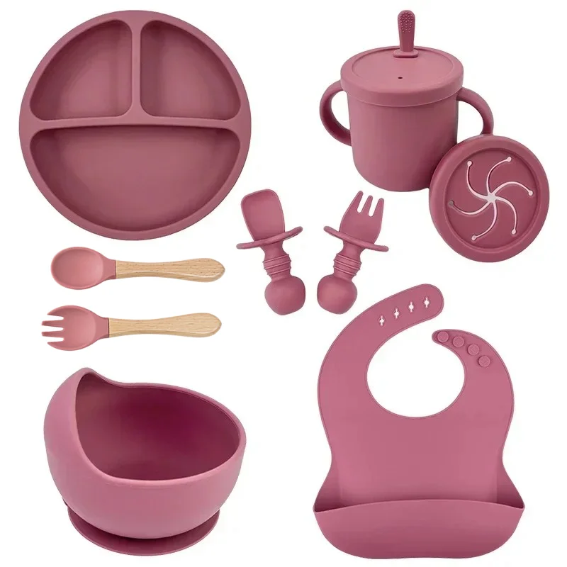 Baby Food Guide - Food Grade Silikon Kind Geschirr Set