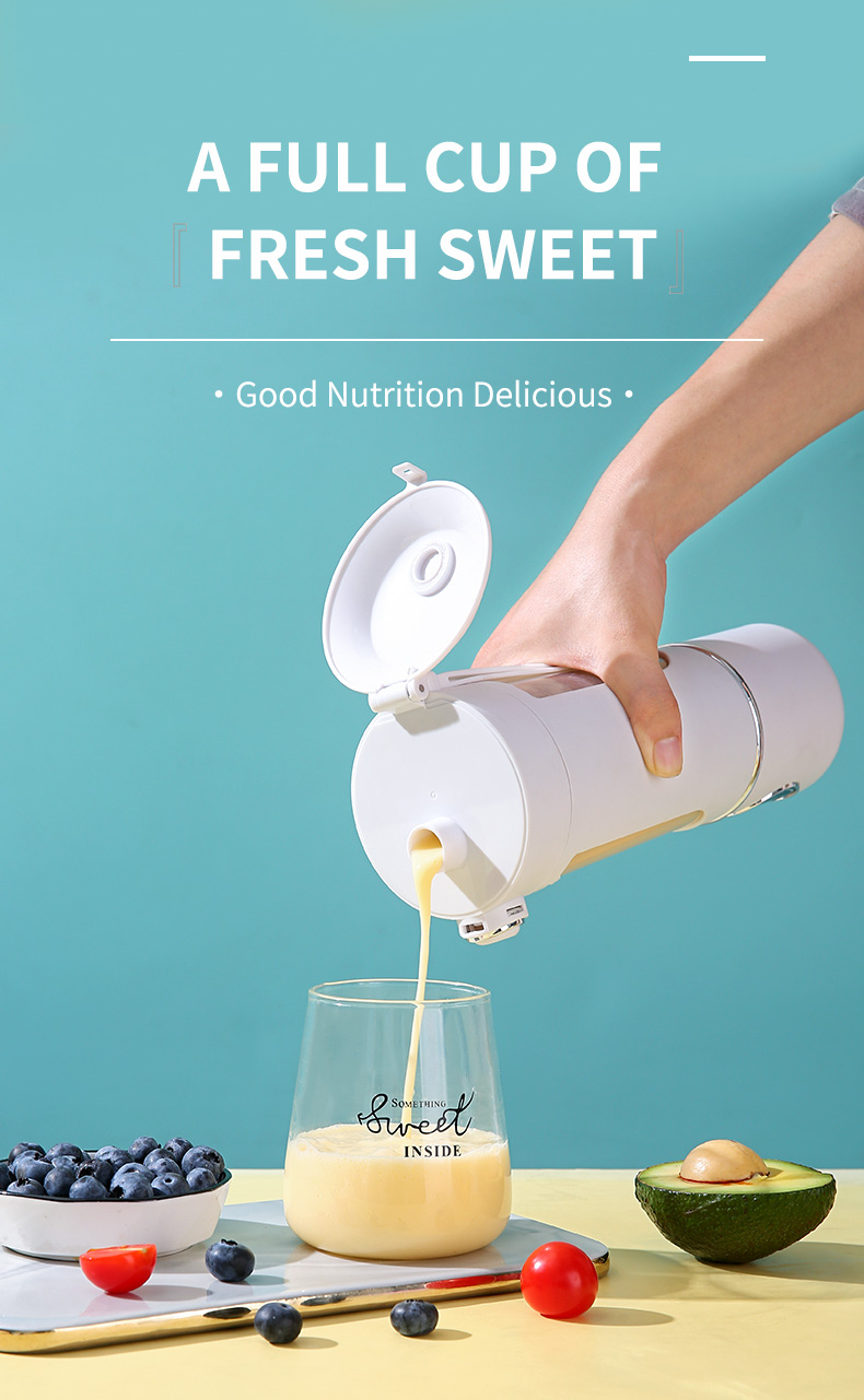 Baby Food Blender - Tragbarer multifunktionaler 2-in-1-Saft, Babynahrung, zerstoßtes Eis,