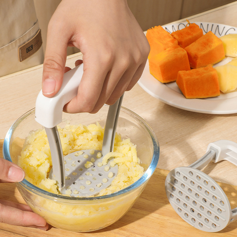 Baby Food With Sweet Potato - Küchenwerkzeuge Manueller Kartoffelstampfer Babynahrung Kartoffelstampfer Edelstahl