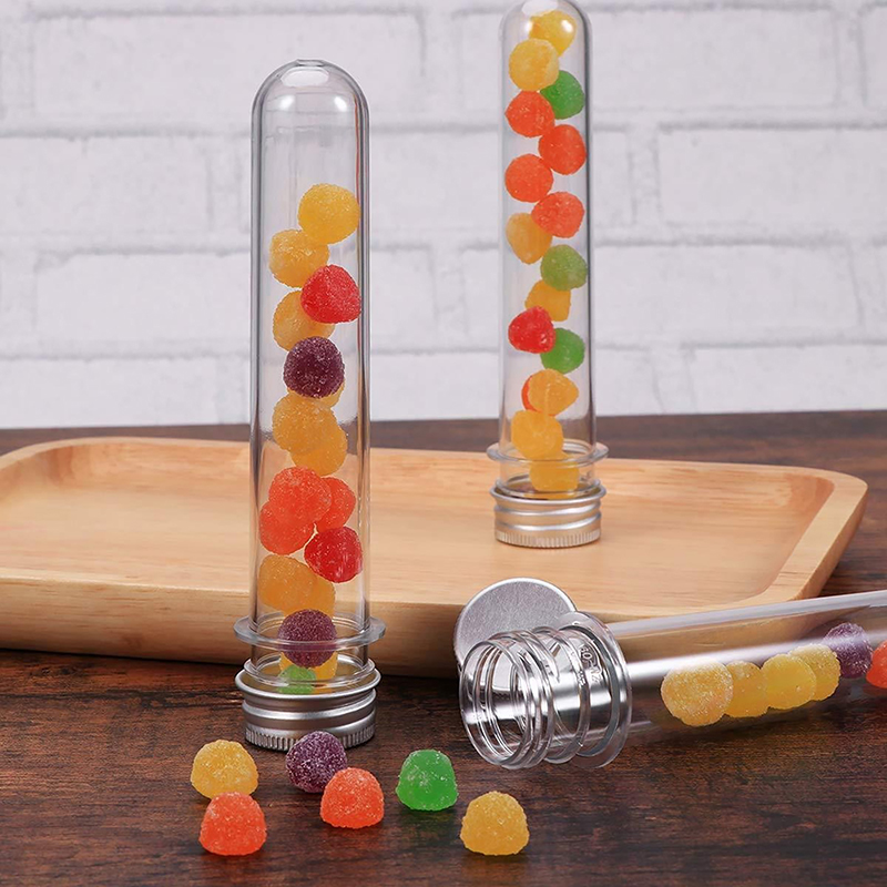 Baby Food In Jar - 1/5Pcs Kunststoff Labor Reagenzgläser Transparent Candy