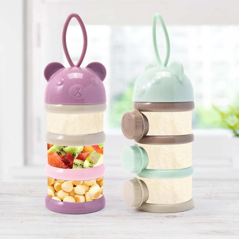 Baby Food In Jar - 3/4-lagiger Behälter für Bären-Babymilchpulver, tragbar, unabhängige