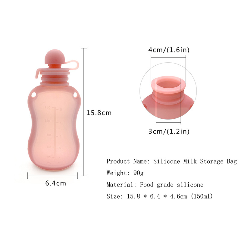 150 ml praktischer Milch-Aufbe – Baby Food Pouches Reusable Bewertung und Preis