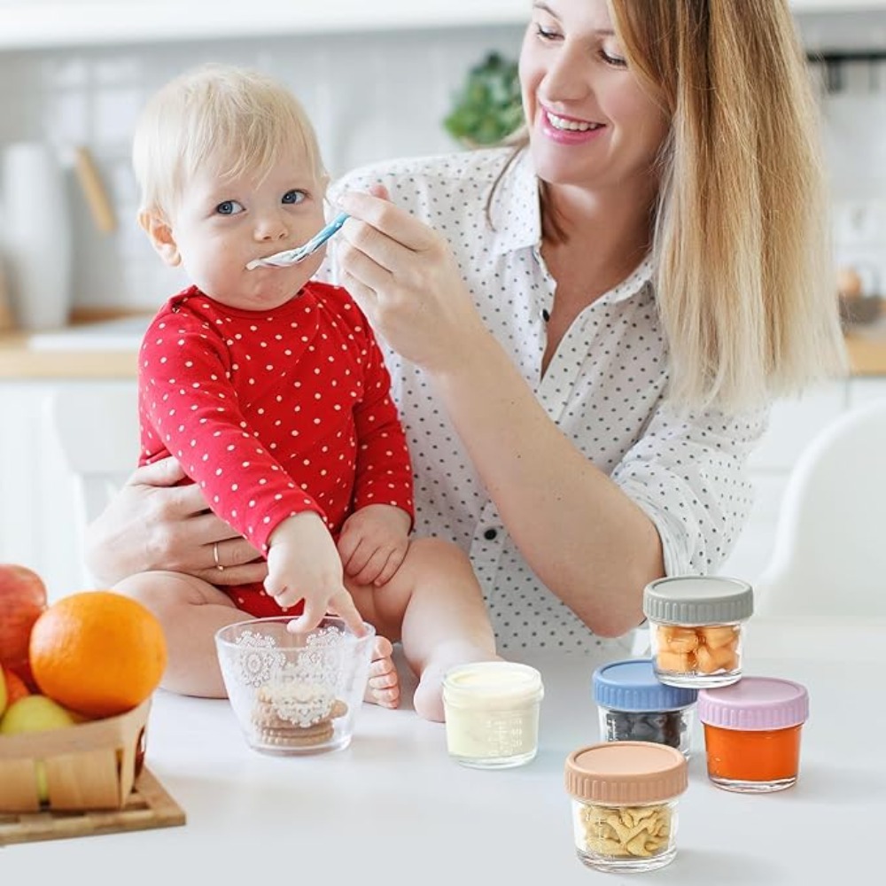 6 Stück Einmachglas aus Glas,  – Baby Food Jars Glass Bewertung und Preis