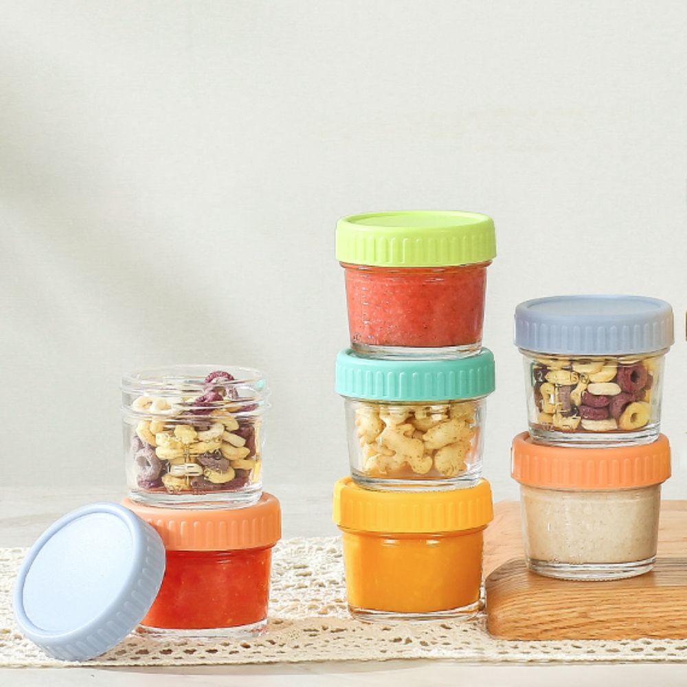 6 Stück Einmachglas aus Glas,  – Baby Food Jars Glass Bewertung und Preis