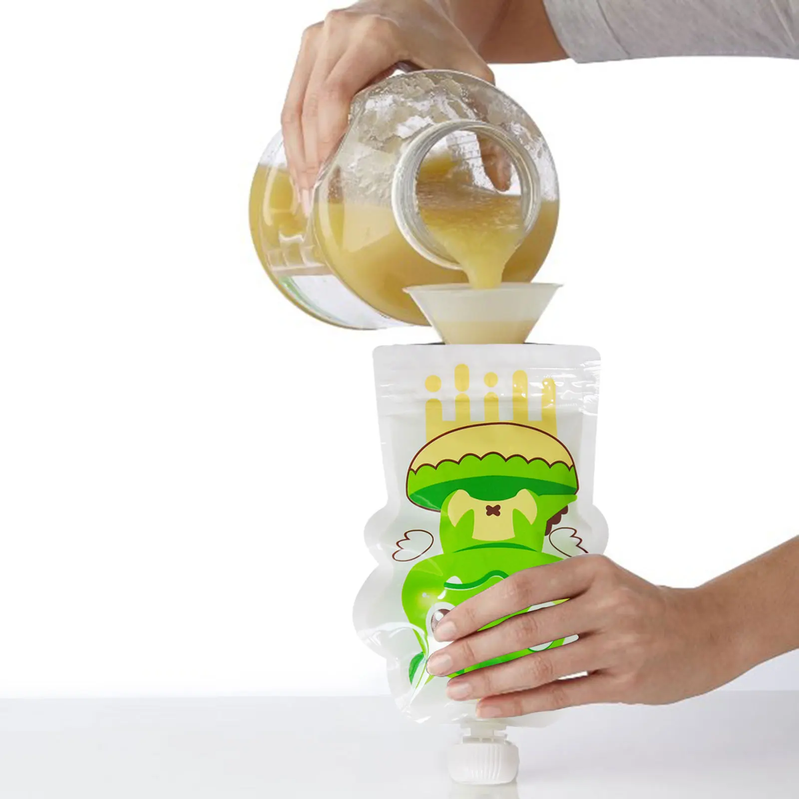 4 Stück Lebensmittel-Aufbewahr – Baby Food Pouches Reusable Bewertung und Preis
