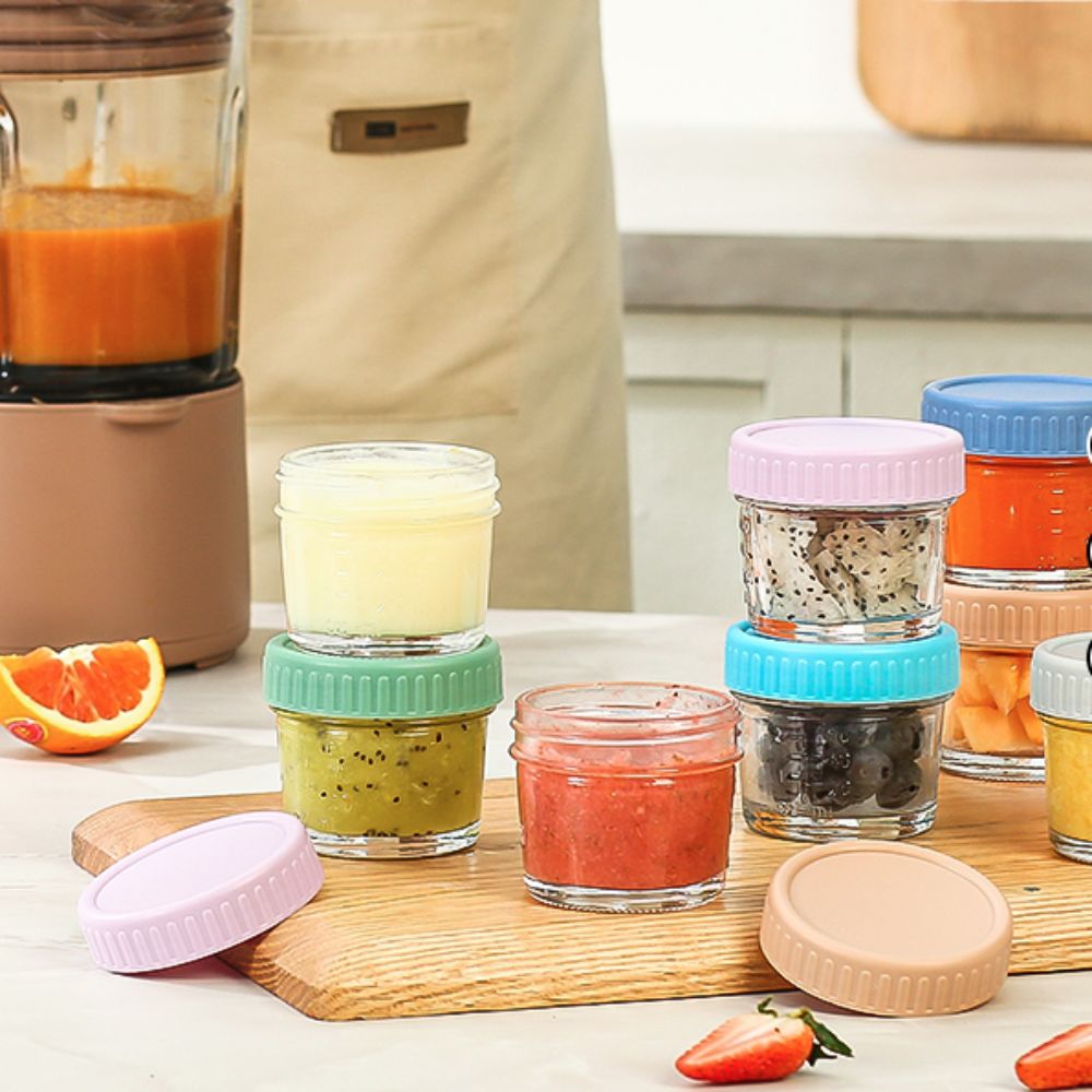 6 Stück Mehrzweck-Glas-Babynah – Baby Food Jars Glass Bewertung und Preis
