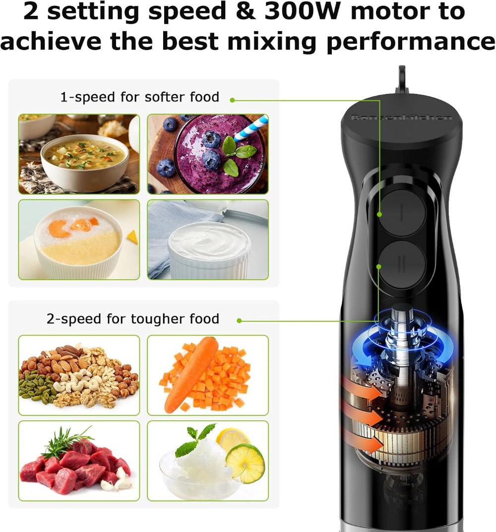 3-in-1 Stabmixer mit 2 Geschwi – Baby Food Blender Bewertung und Preis