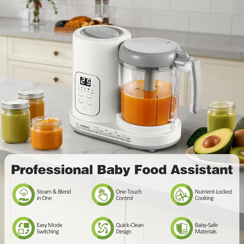 Baby-Nahrungszubereiter Dampfg – Baby Food Blender Bewertung und Preis