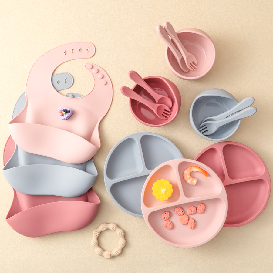 5Pcs Baby Silikon Fütterung Se – Baby Food Chart Bewertung und Preis
