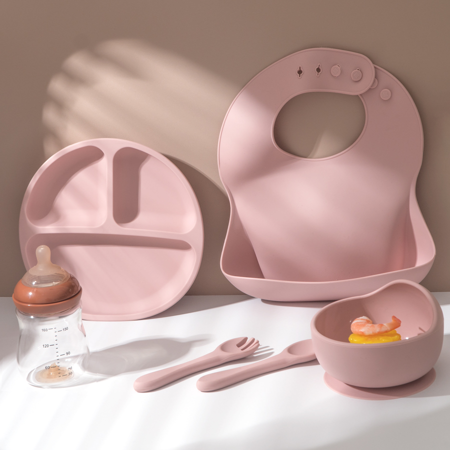 5Pcs Baby Silikon Fütterung Se – Baby Food Chart Bewertung und Preis