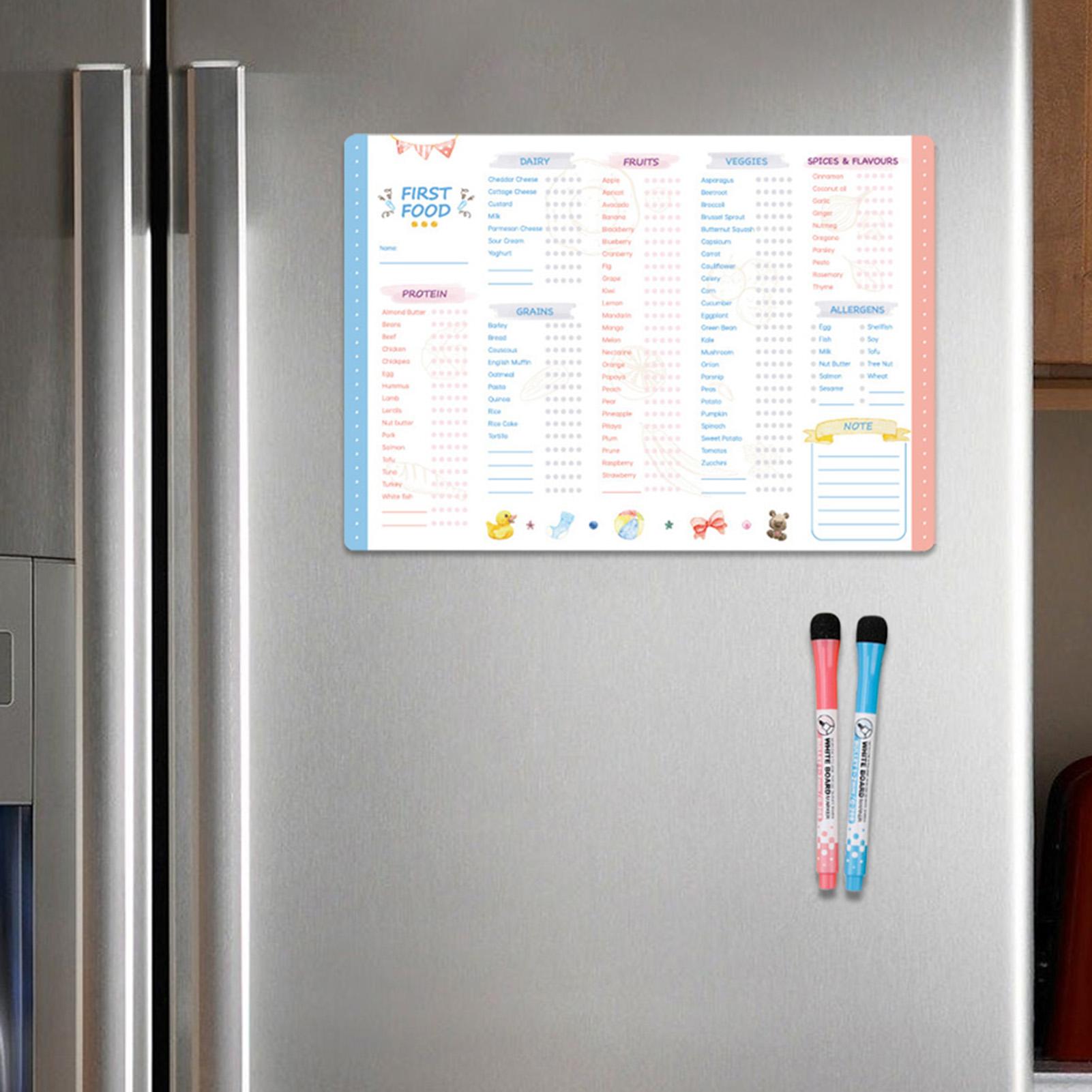 Magnetische Erstfütterungs-Che – Baby Food Chart Bewertung und Preis