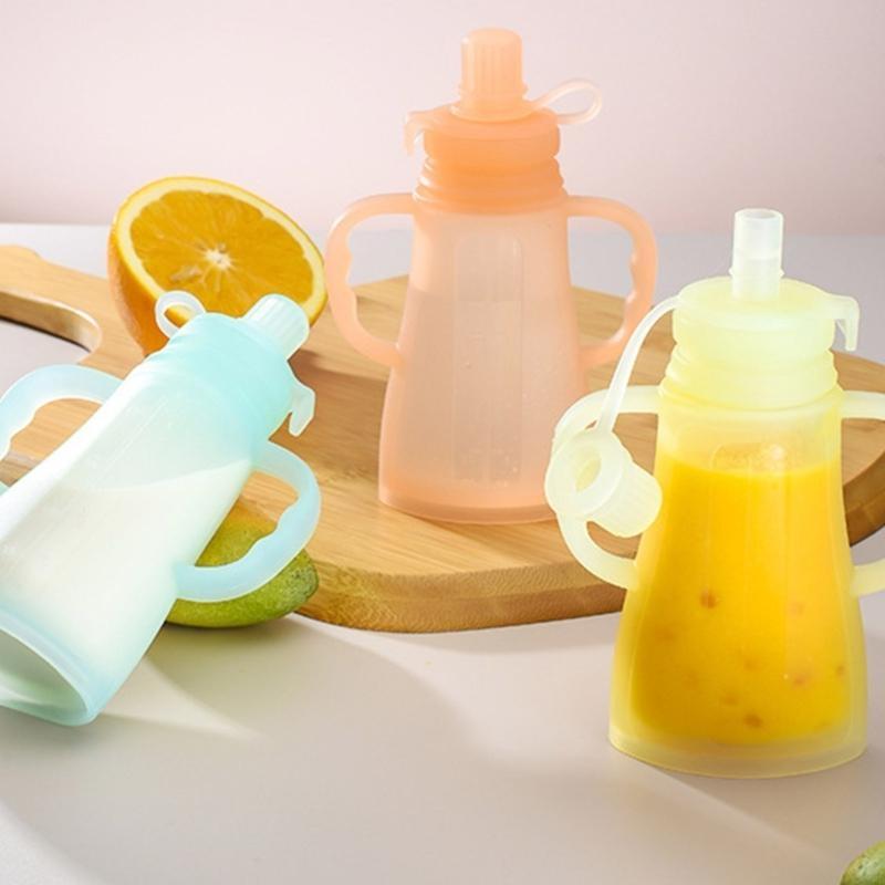 Tragbare, auslaufsichere Silik – Baby Food Pouches Reusable Bewertung und Preis