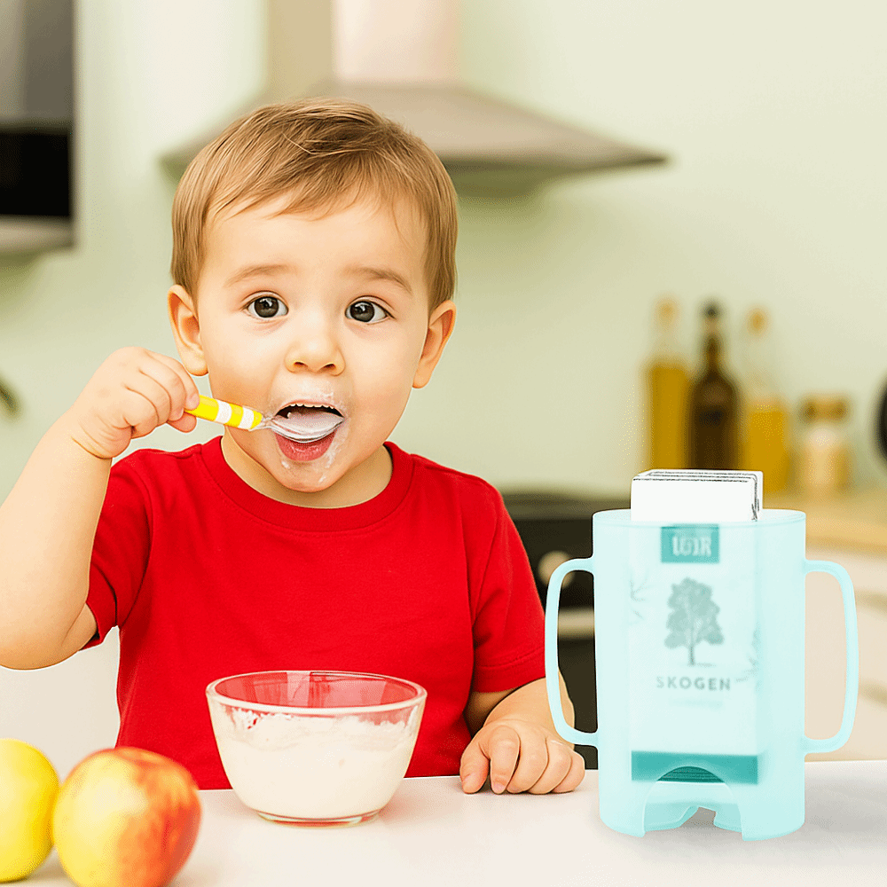 Quetschbeutelhalter aus Kunsts – Baby Food Pouches Reusable Bewertung und Preis