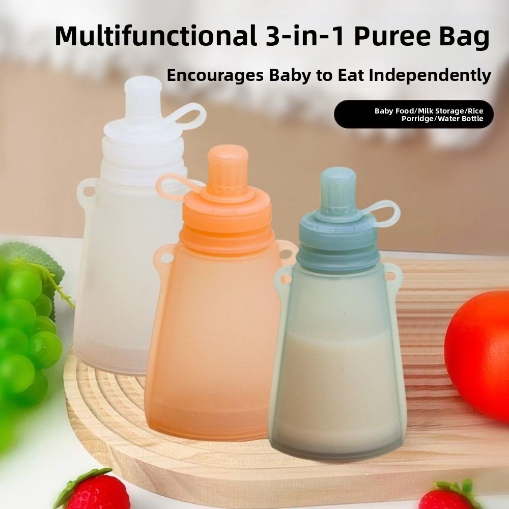 BPA-freier Silikon-Babynahrung – Baby Food Pouches Reusable Bewertung und Preis
