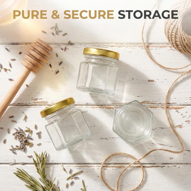 Großpackung Mini Sechseckige G – Baby Food Jars Glass Bewertung und Preis