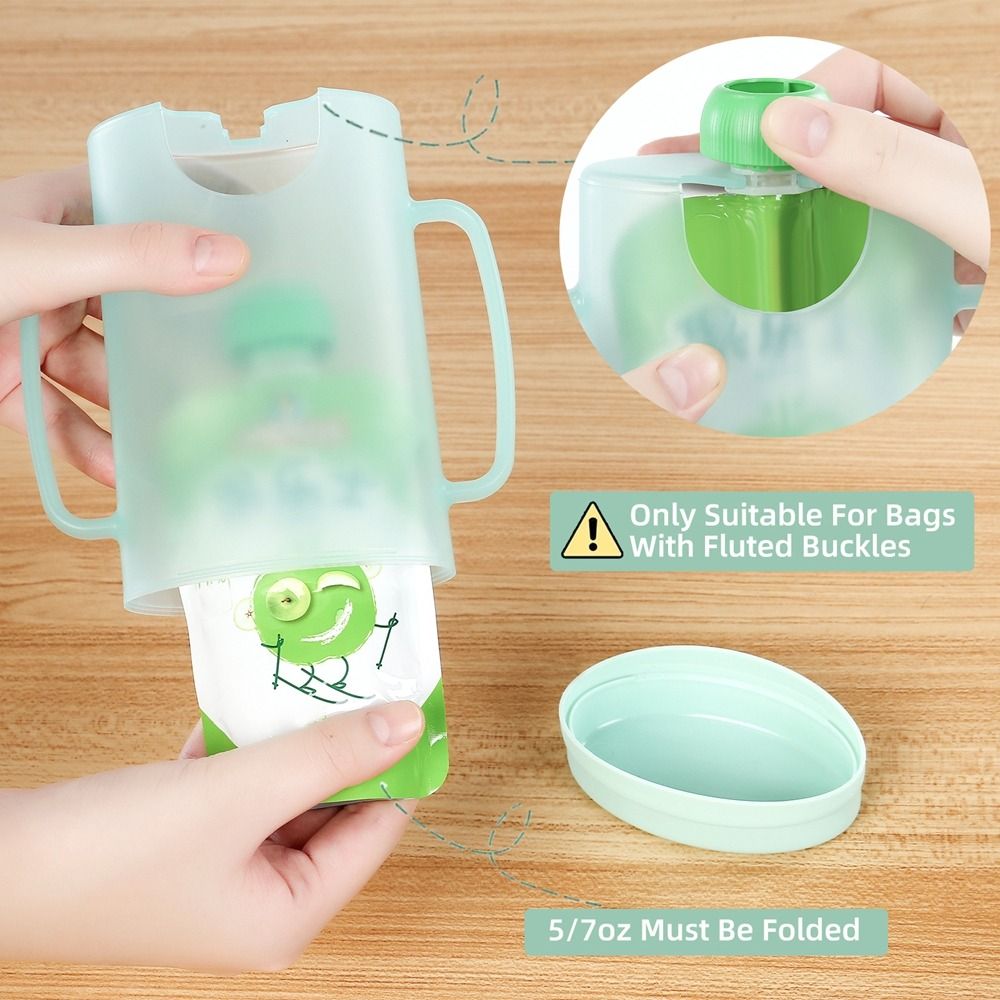 Plastik-Quetschbeutelhalter, Q – Baby Food Pouches Reusable Bewertung und Preis